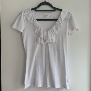 White short sleeve Lilly Pulitzer top